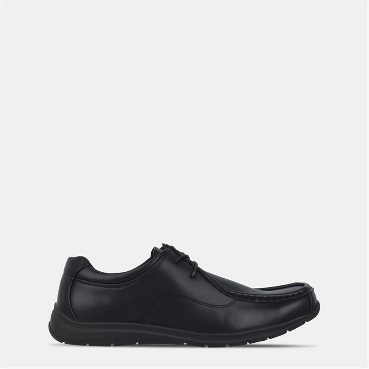 Giorgio Boys Black Bexley Lace Shoe  in Size 5, Sports Direct
