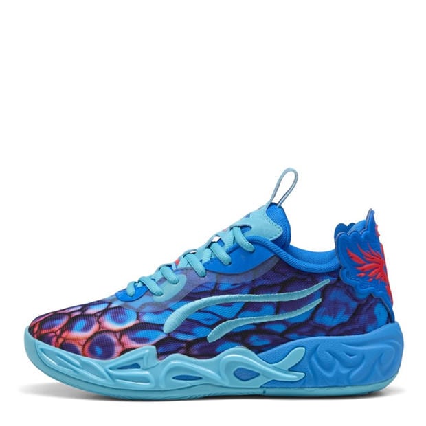 Ultr Blu-Lumnou - Puma - Puma Mb.04 Lo Alien Skins Jr Basketball Trainers Unisex Kids