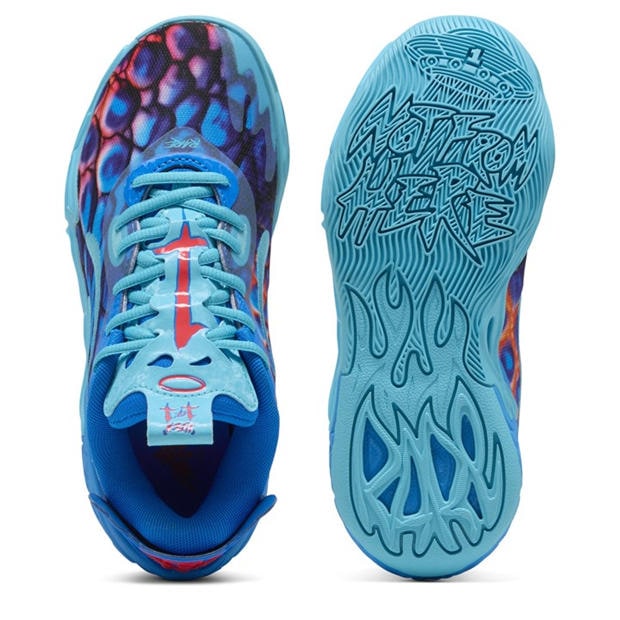 Ultr Blu-Lumnou - Puma - Puma Mb.04 Lo Alien Skins Jr Basketball Trainers Unisex Kids