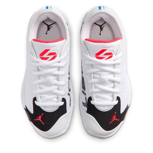 White/Red - Air Jordan - Kids' Basketball Trainers