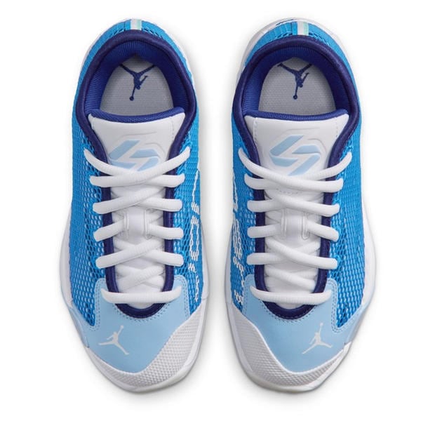 White/Blue - Air Jordan - Kids' Basketball Trainers