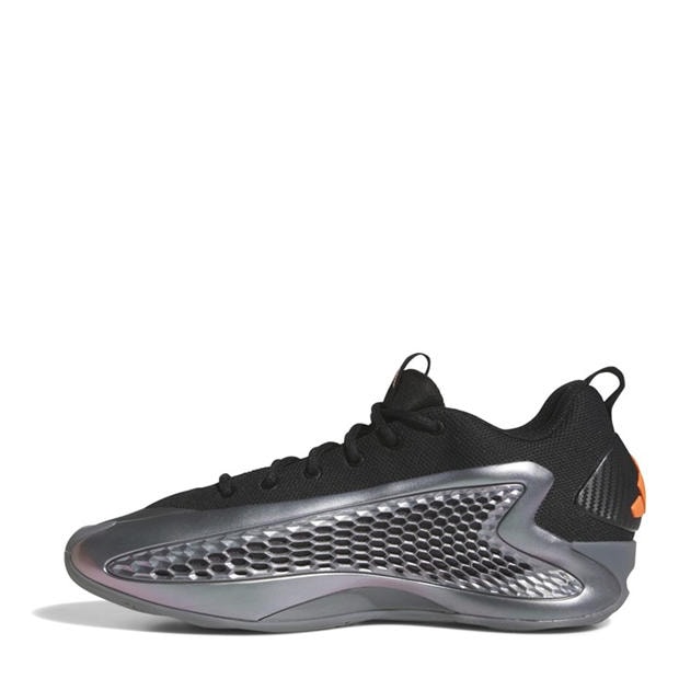 Iron/Blk/Org - adidas - Unisex Kids' A Edwards Basketball Trainers