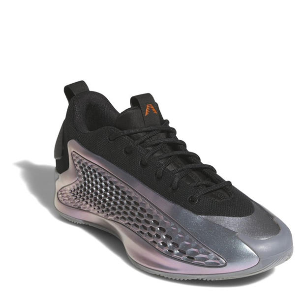 Iron/Blk/Org - adidas - Unisex Kids' A Edwards Basketball Trainers