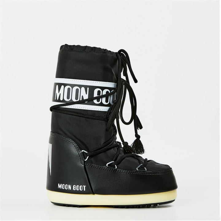 Moon Boot  Kids Black ' Icon Waterproof Thermal Snow Boots in Size C12.5, Sports Direct