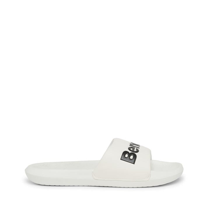 Bench Men's White Cruise Slider Slipper in Size 11, Sports Direct
