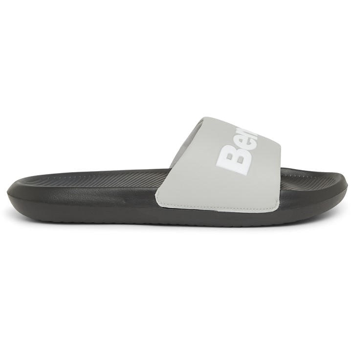 Bench Men's Grey Cruise Slider Slipper in Size 11, Sports Direct