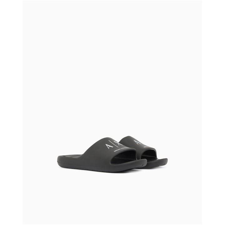 Armani Exchange Men's Black Sandal in Size 7, Sports Direct
