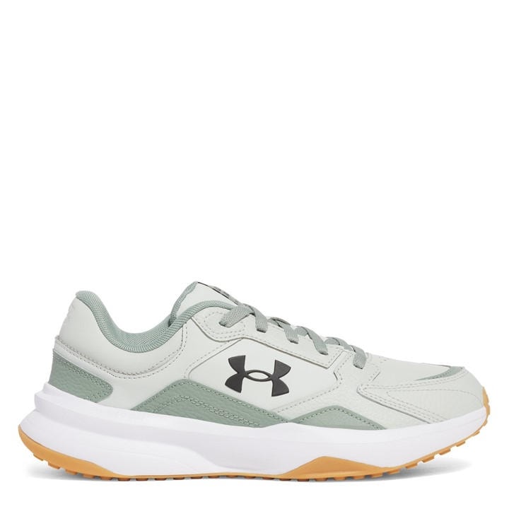 Under Armour Men's Green Edge Leather Low-Top Trainers in Size 11, Sports Direct