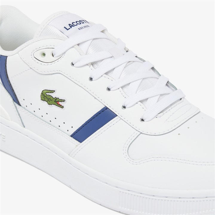Lacoste Men's White Lace-Up Trainers Size 11