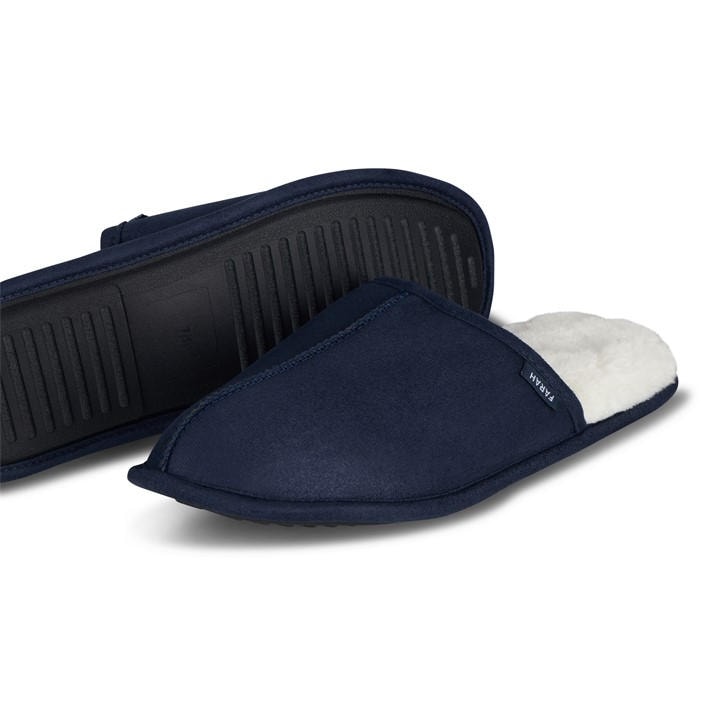 Farah Men's Blue Ahlers Tan Slipper in Size 11, Sports Direct