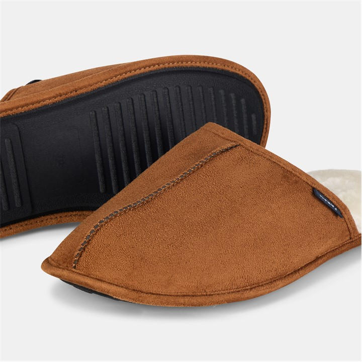 Farah Men's Brown Ahlers Tan Slipper in Size 9, Sports Direct