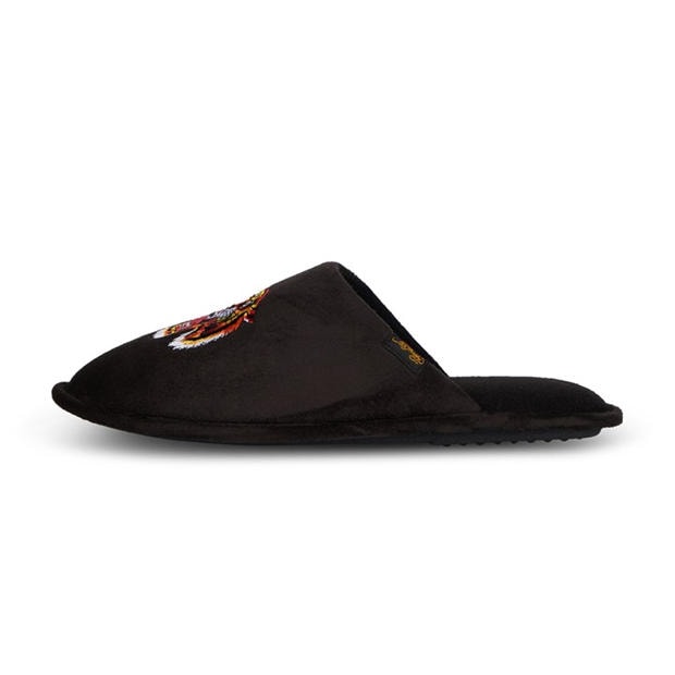 Black - Ed Hardy - Men's Mule Slippers