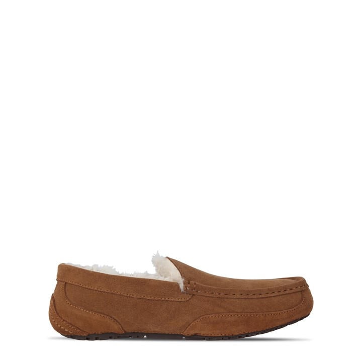 Jack Wills Men's Cream Moccasin Slippers in Size 7, Sports Direct