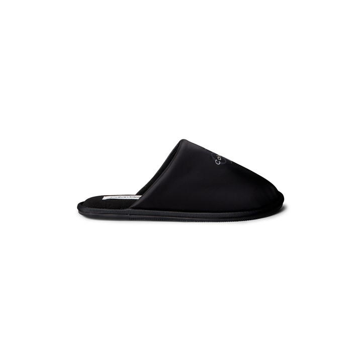 Calvin Klein Men's Black Ck Mono Mule Slippers in Size 10, Sports Direct