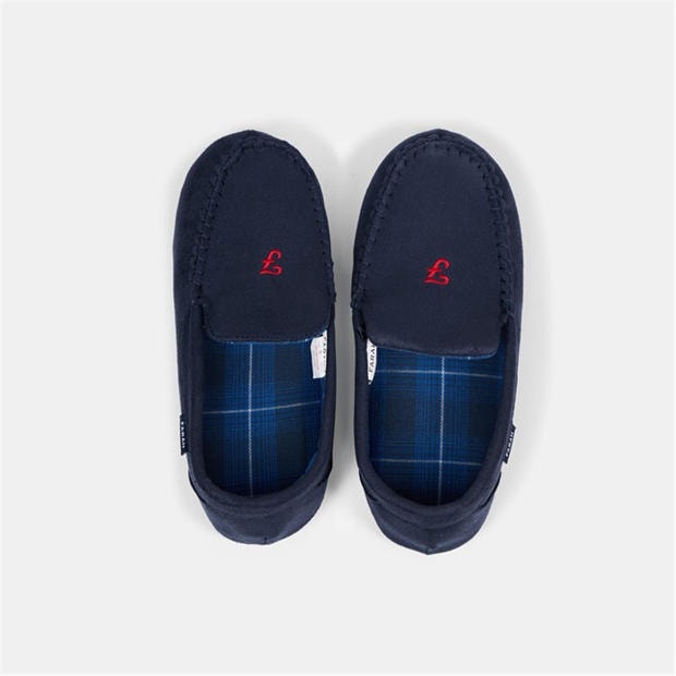 Navy - Farah - Nicken Slippers Sn99