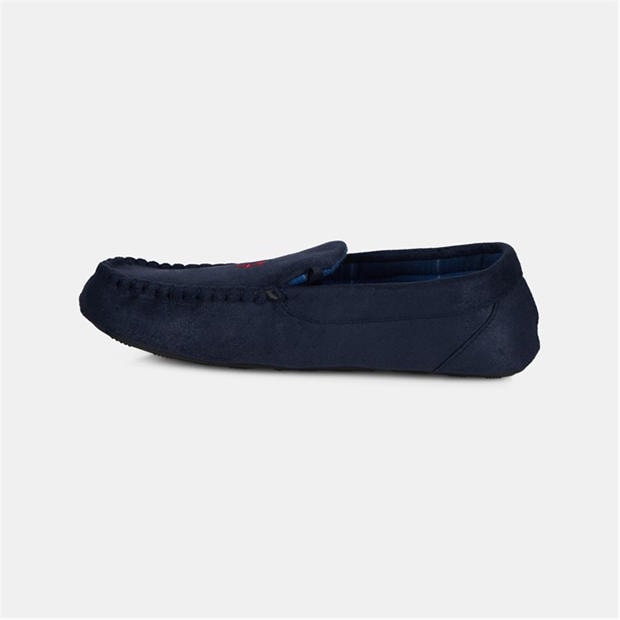 Navy - Farah - Nicken Slippers Sn99