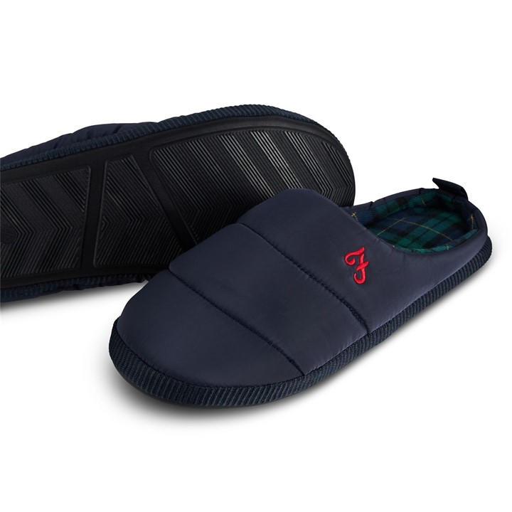 Farah Men's Blue Slippers- Tommer in Size 9, Sports Direct