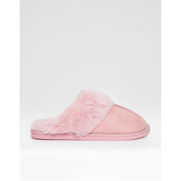 Threadbare Women's Pink Tb Solace Mule Slippers in Size 3, Sports Direct