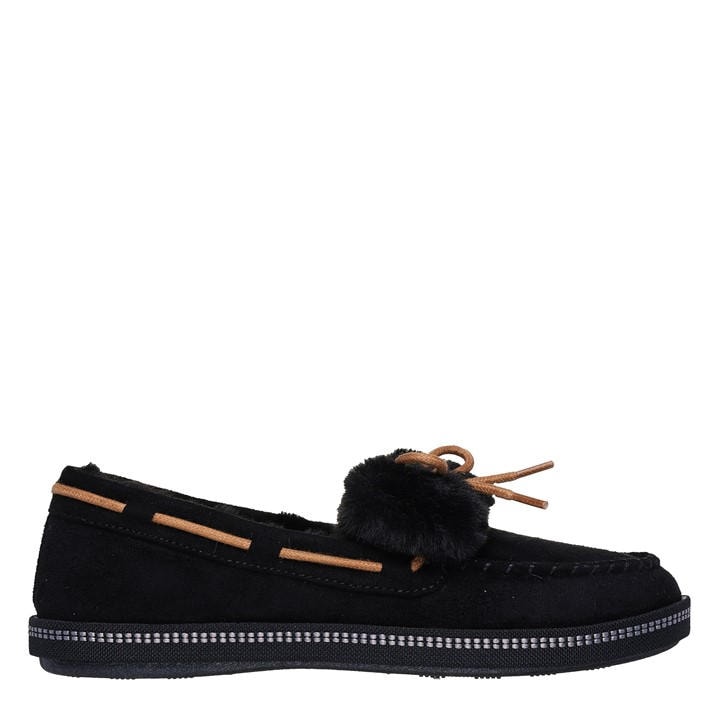 Skechers Women's Black Cozy Campf Full Fit Slipper in Size 4.5, Sports Direct