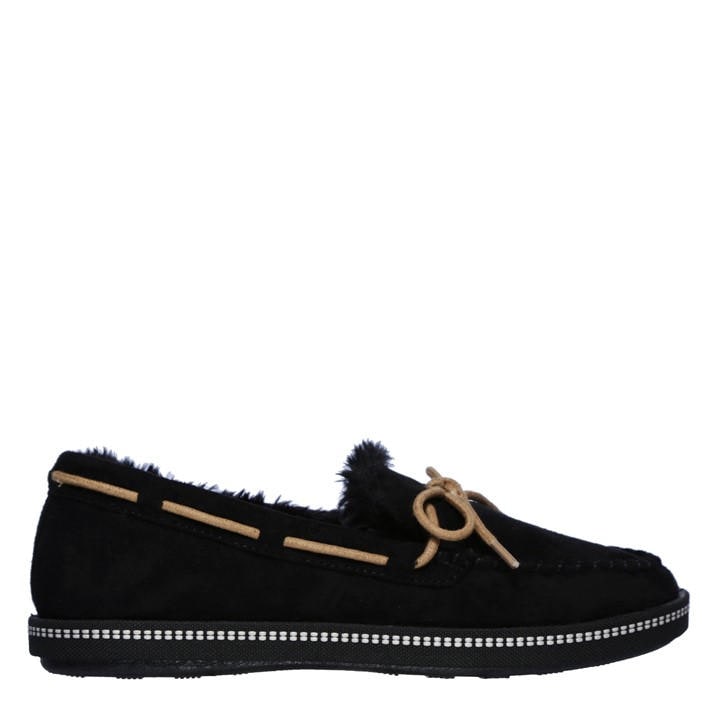 Skechers Women's Black Cozy Campf Slippers in Size 4.5, Sports Direct