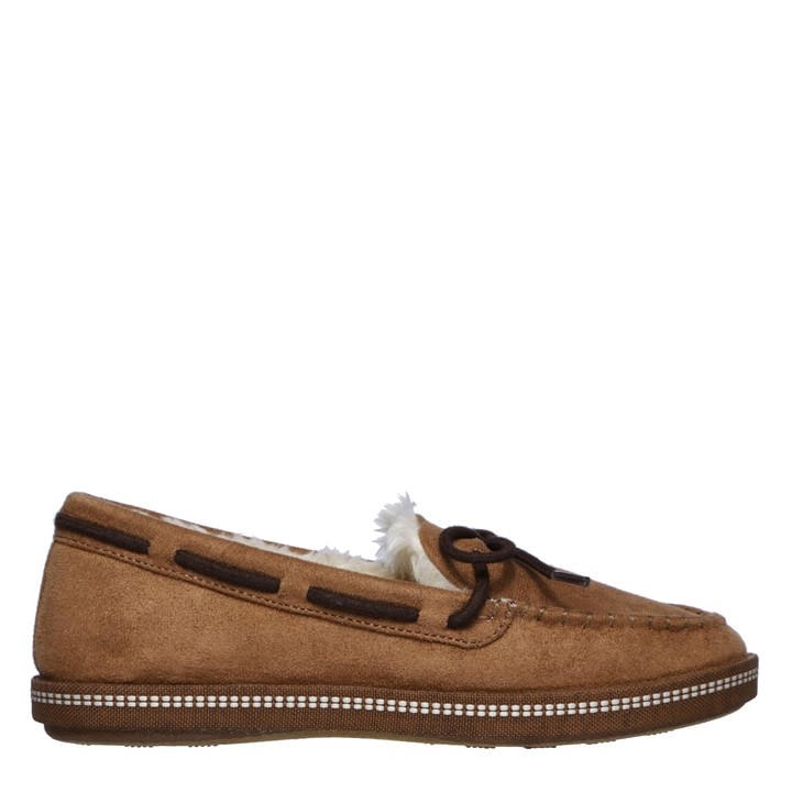 Skechers Women's Brown Cozy Campf Slippers in Size 6.5, Sports Direct