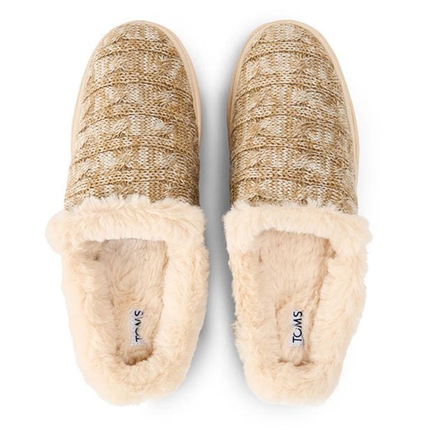 Gold - Toms - Chunk Sage Slip Ladies