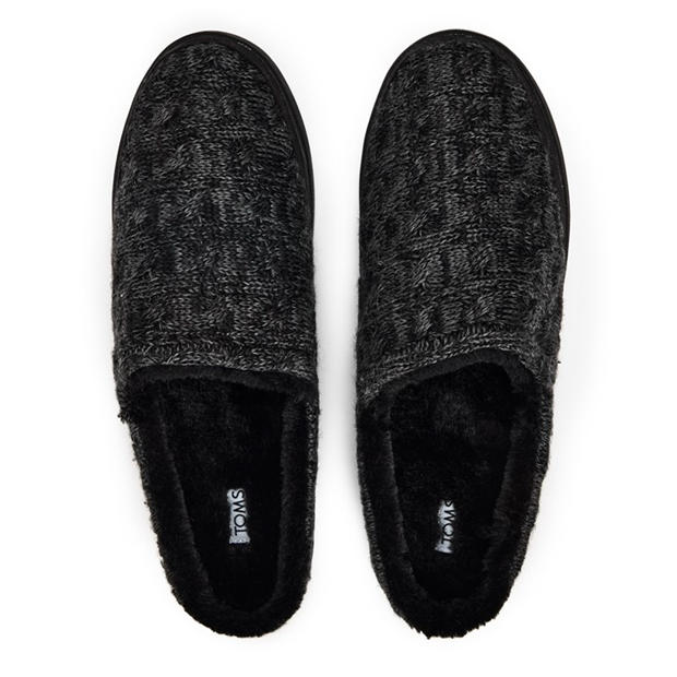 Black - Toms - Chunky Slip Ladies
