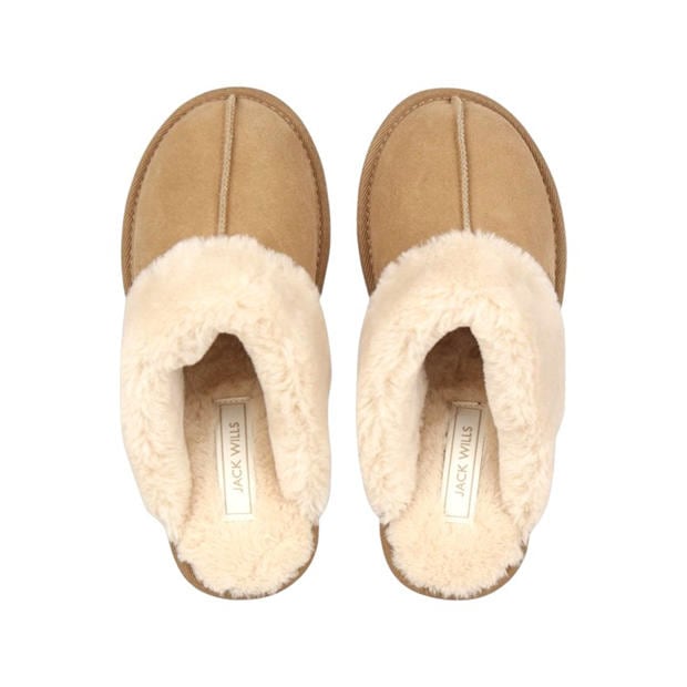 Sand - Jack Wills - Mule Slippers Ladies