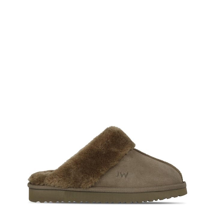 Jack Wills Women's Green Mule Slippers in Size 4, Sports Direct
