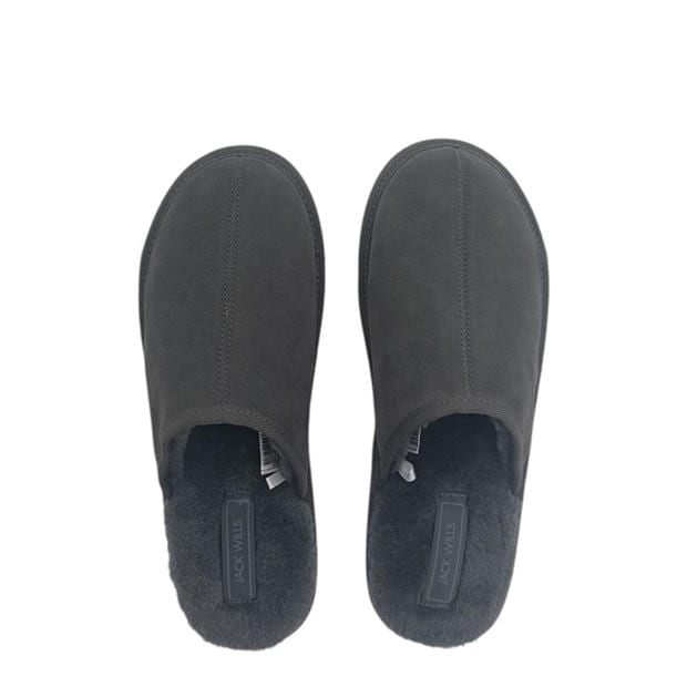 DK Grey - Jack Wills - Mule Slippers Mens