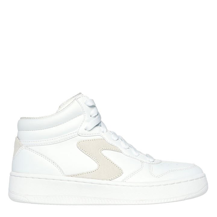 Skechers Women's White High-Top Trainers in Size 2, Sports Direct