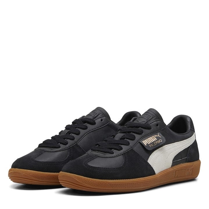 Puma Men's Black Palermo Trainers in Size 9.5, Sports Direct