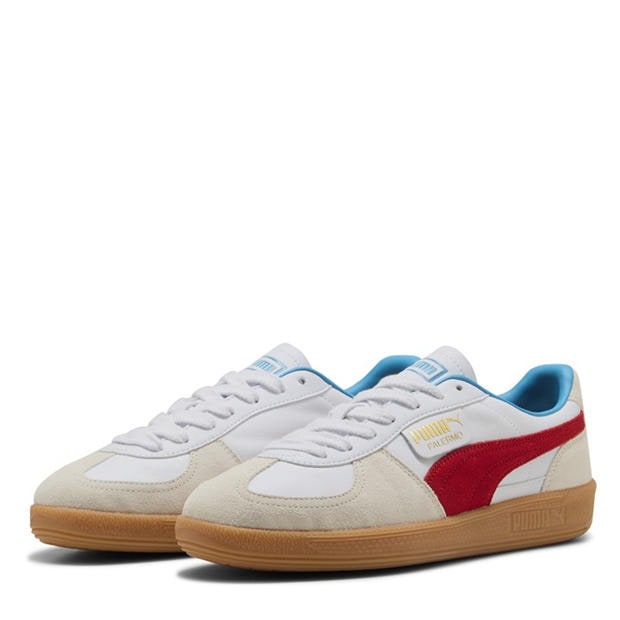 White/Red - Puma - PUMA Palermo Mens Trainers