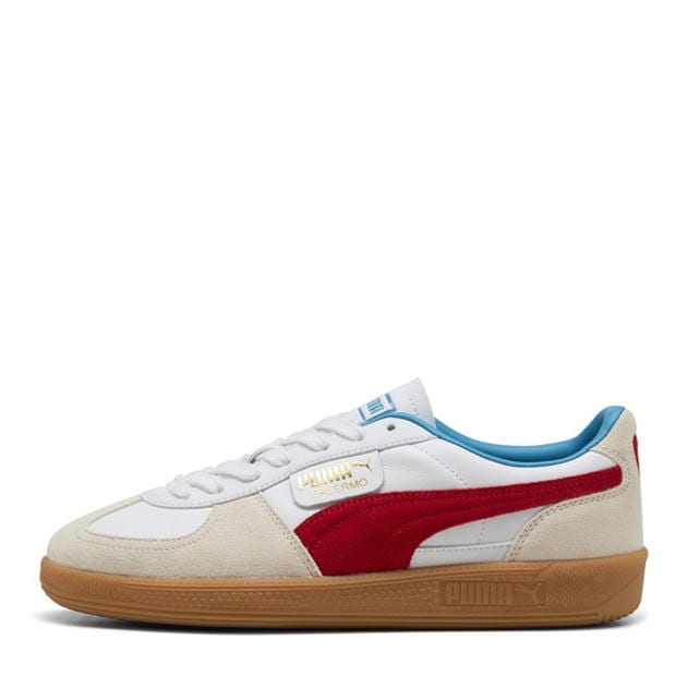 White/Red - Puma - PUMA Palermo Mens Trainers