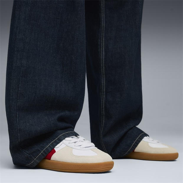 White/Red - Puma - PUMA Palermo Mens Trainers
