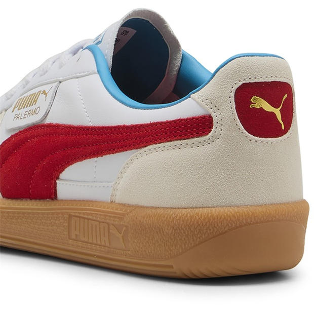 White/Red - Puma - PUMA Palermo Mens Trainers