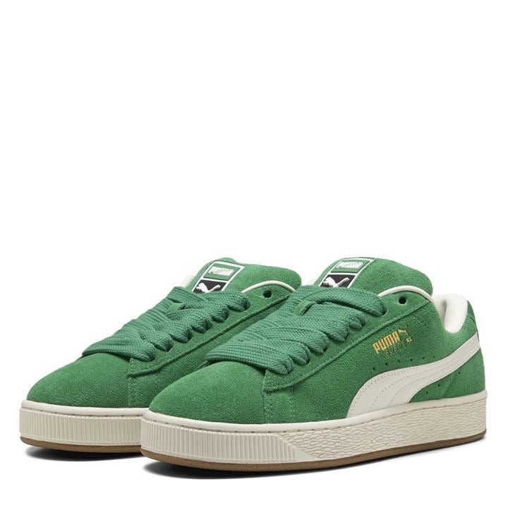 Puma Men's Green Suede Xl Trainers in Size 7, Sports Direct