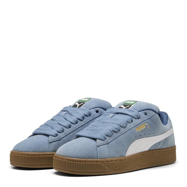 Puma Men's Blue Suede Xl Trainers in Size 7, Sports Direct