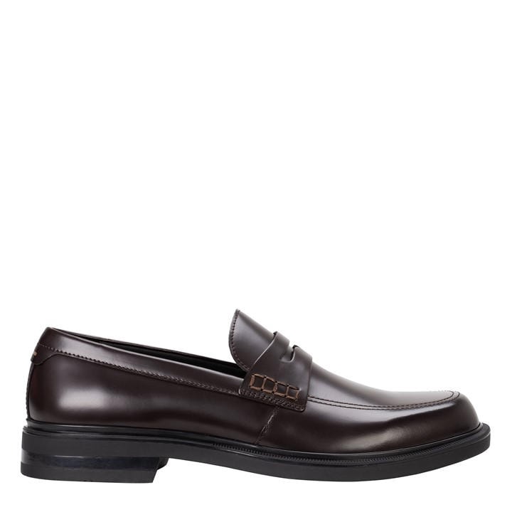 Boss Men's Red Ronnin Stylish Loafers in Size 8, Sports Direct