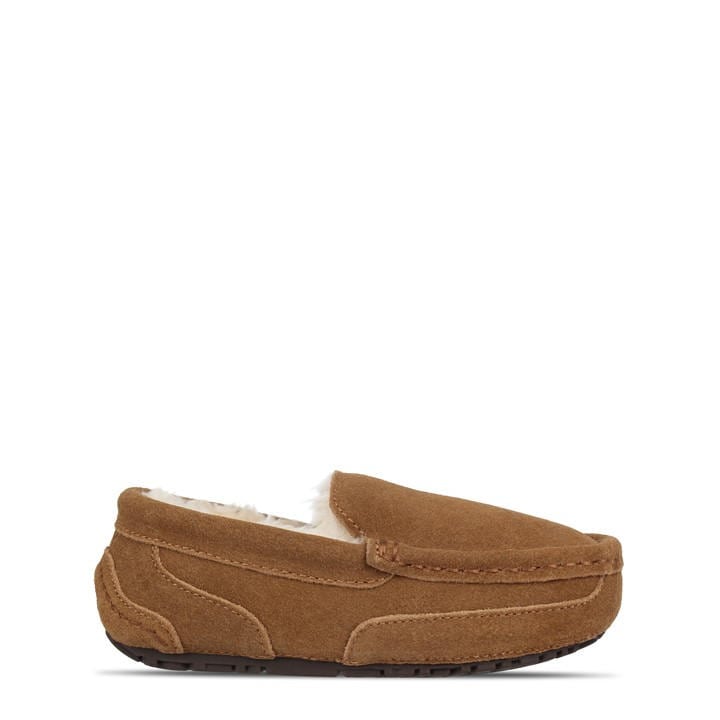 Jack Wills Boys Brown Moccasin Slipper in Size C10, Sports Direct