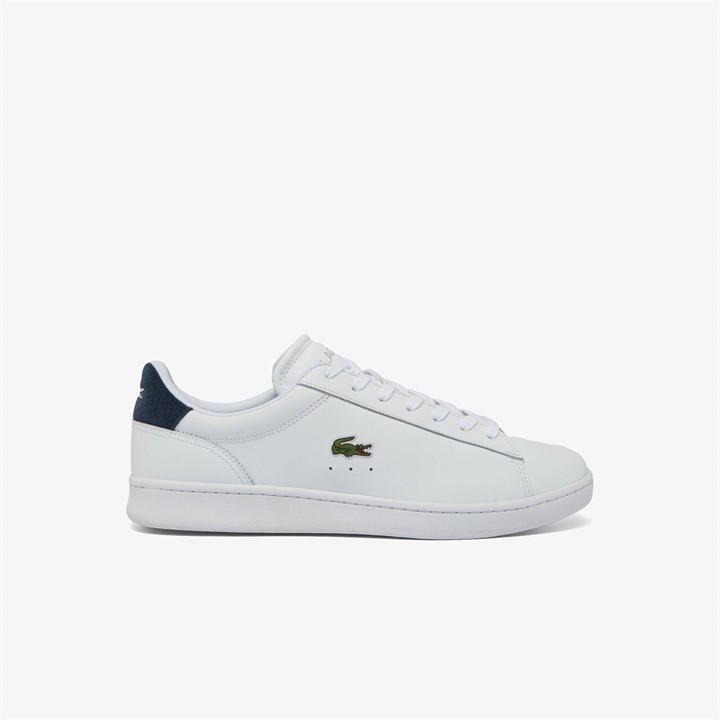 Lacoste Men's White Carnaby Low-Top Trainers in Size 9, Sports Direct