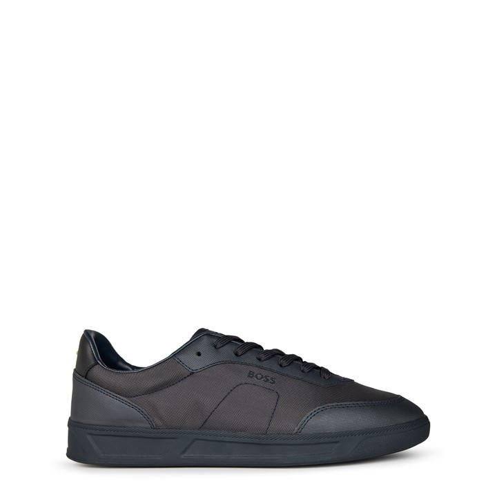 Boss Men's Blue Brandon Mesh Low Top Trainers, Mesh Construction in Size 9, Sports Direct