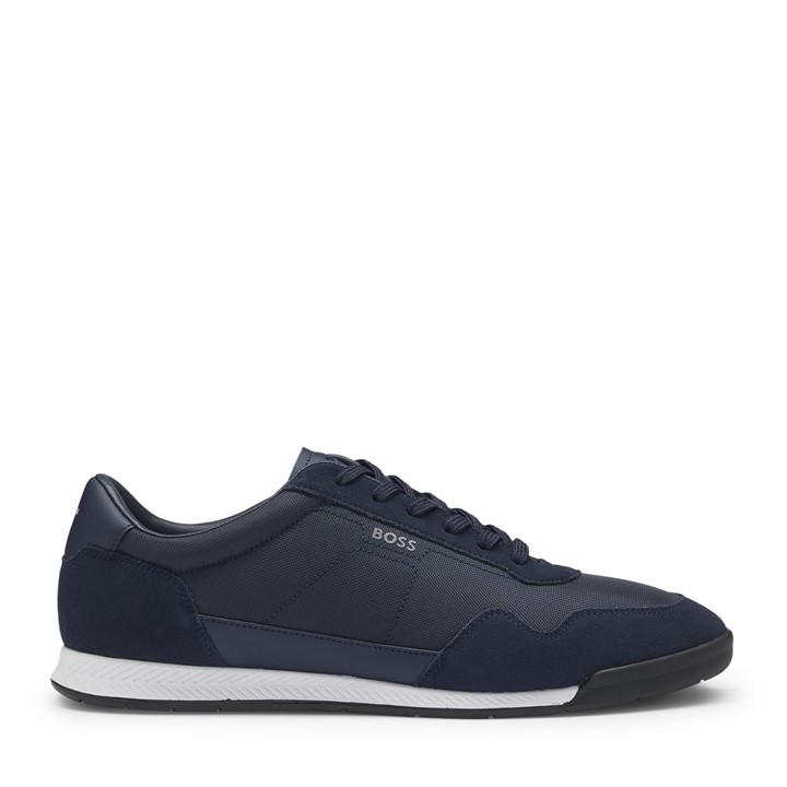 Boss Men's Blue Titanium Sl Trainers in Size 8, Sports Direct