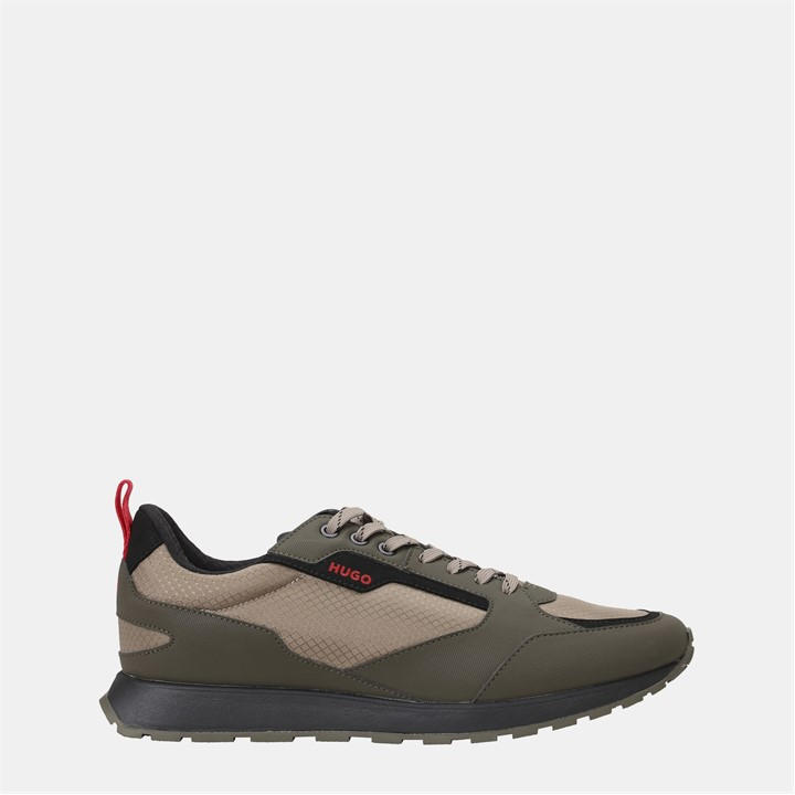 Hugo Men's Green Icelin Runners in Size 10, Sports Direct