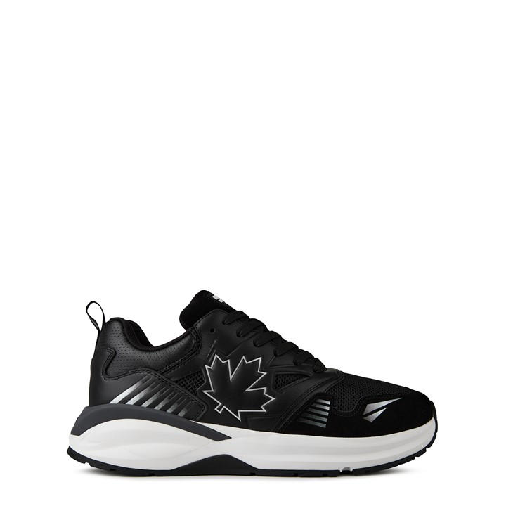 Dsquared2 Men's Black Dash Runner Trainers in Size 6, Sports Direct