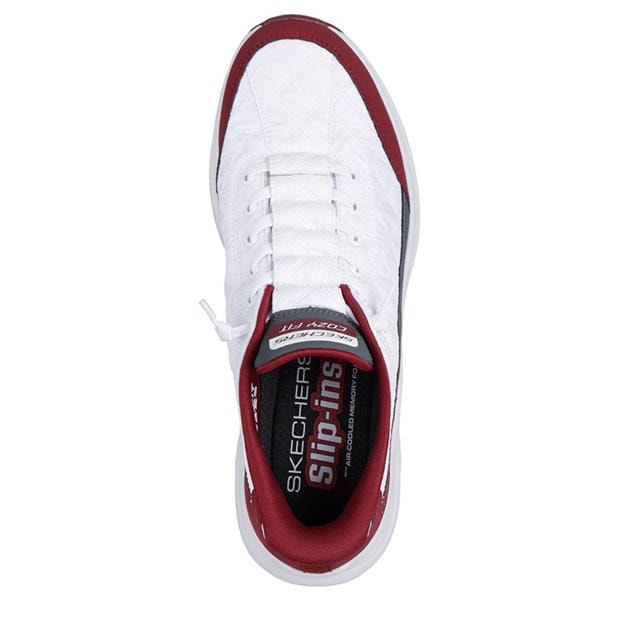 Red - Skechers - Cozy Fit Slip In Trainers Mens