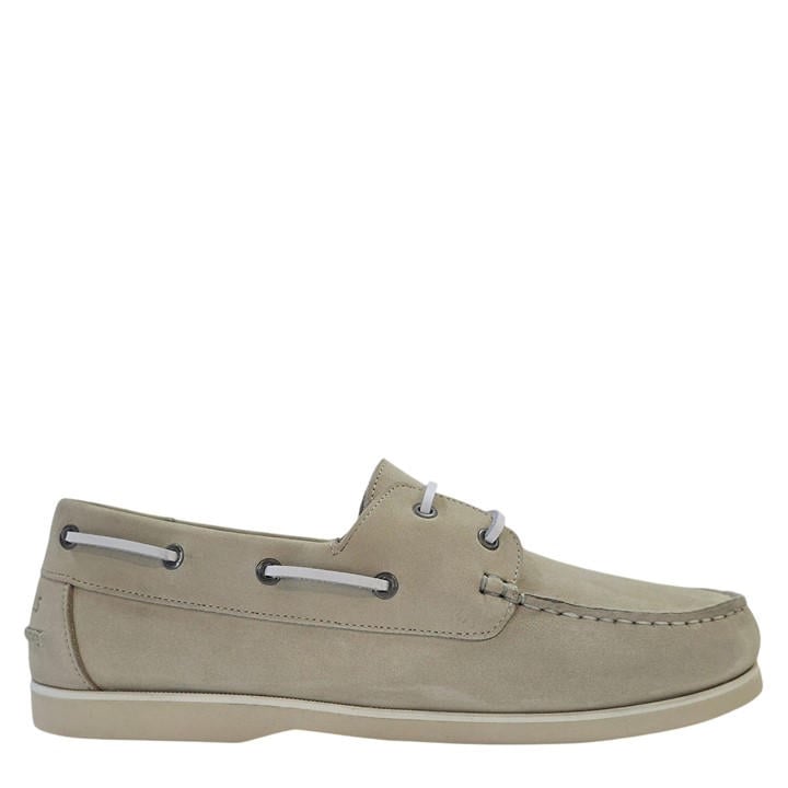 Jack Wills Men's Leather Boat Shoes - Sand - 10 (45) - Image 2