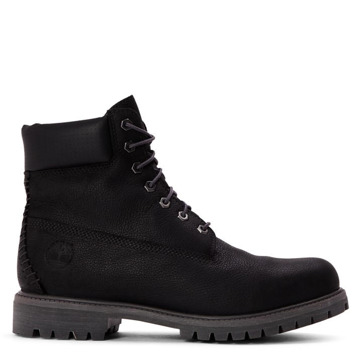 Timberland Men's Black Rugged Boots in Size 8, Sports Direct