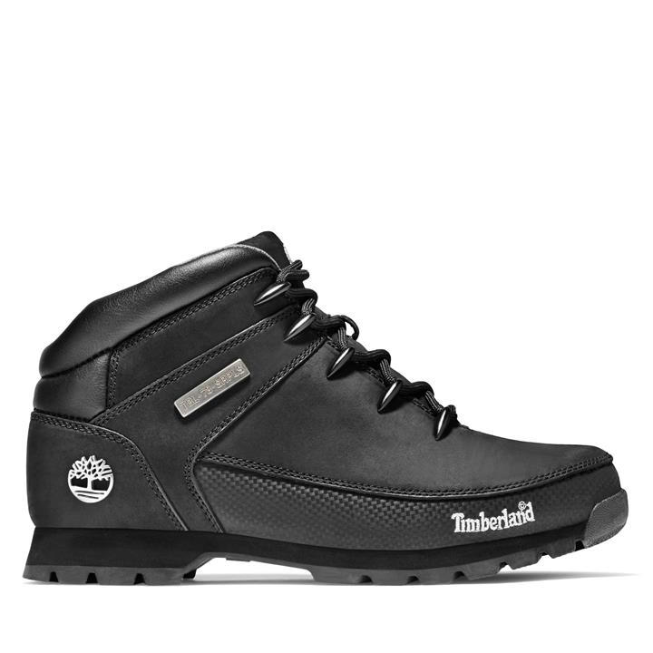 Timberland Men's Black Euro Sprint Hiker Boots in Size 8, Sports Direct