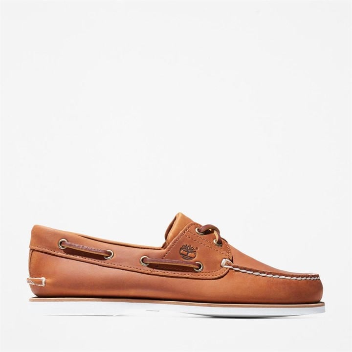 Timberland Men's Beige Classic Boat Shoes in Size 7, Sports Direct